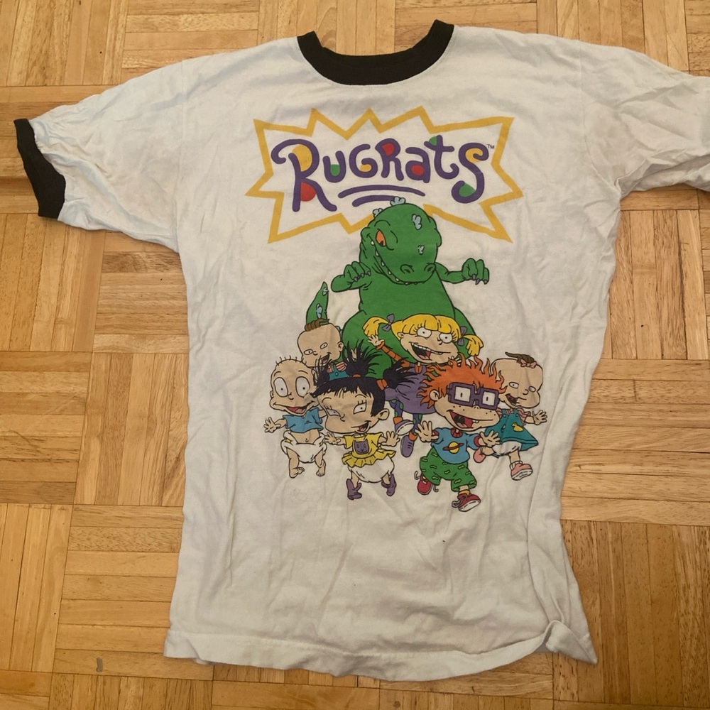 Nickelodeon White and Black T-Shirt